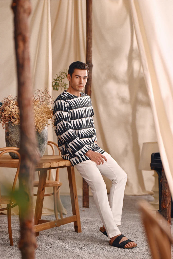 The Bayu Men Kurta in Sail