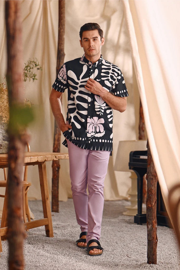 The Bayu Men Batik Shirt in Wild