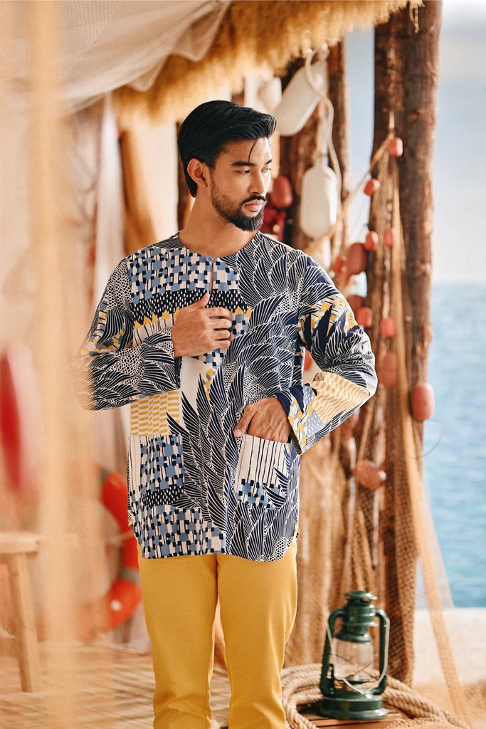 The Harbour Men Kurta in Terbang