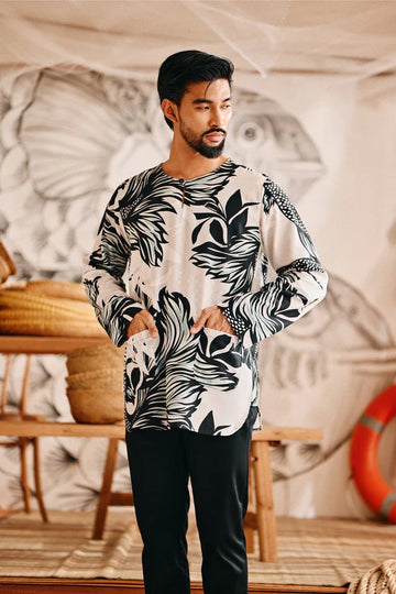 The Harbour Men Kurta in Kaya Raya