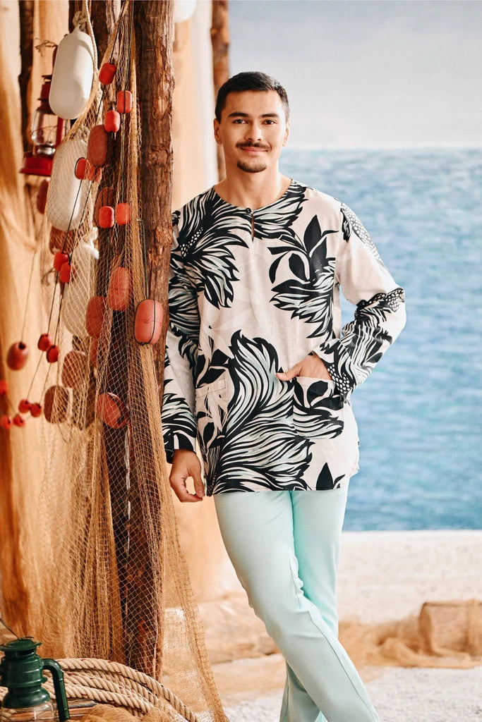 The Harbour Men Kurta in Kaya Raya