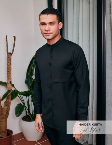 Haider Shirt Jet Black