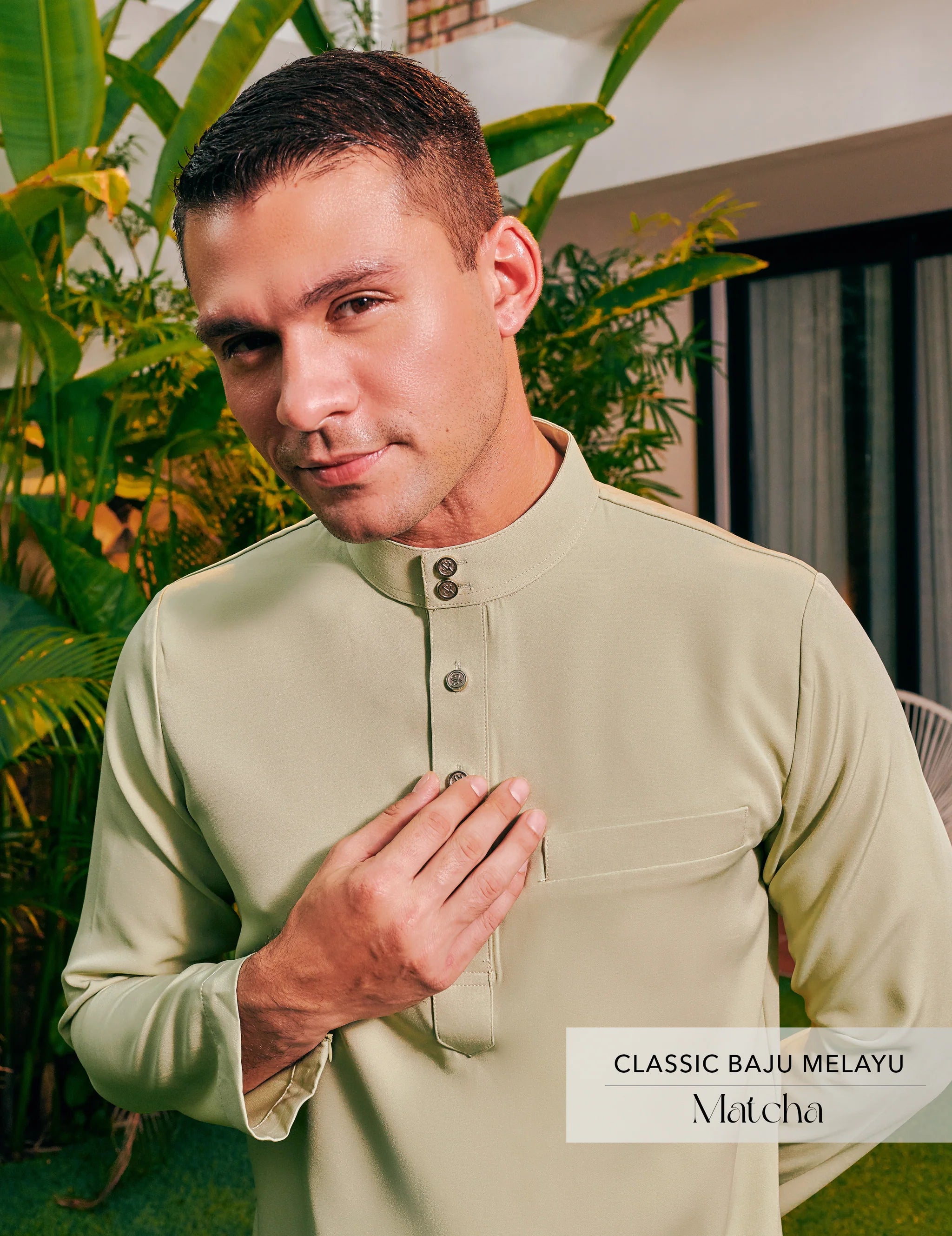 Classic Baju Melayu Matcha