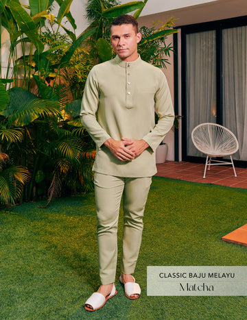 Classic Baju Melayu Matcha